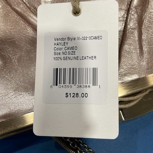 Hobo HALEY NWT Beautiful clutch   rose gold tone measurement are in photos. - Picture 7 of 7